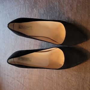 Cole Haan Fair Haven black suede pumps